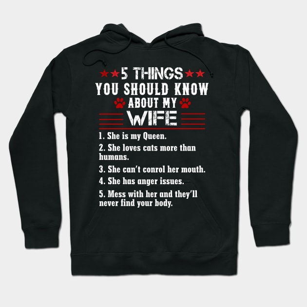 5 think You should know about My wife Hoodie by TEEPHILIC